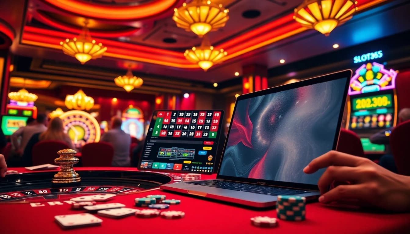 Experience thrilling gameplay at slot365 with vibrant casino visuals and exciting gaming interfaces.