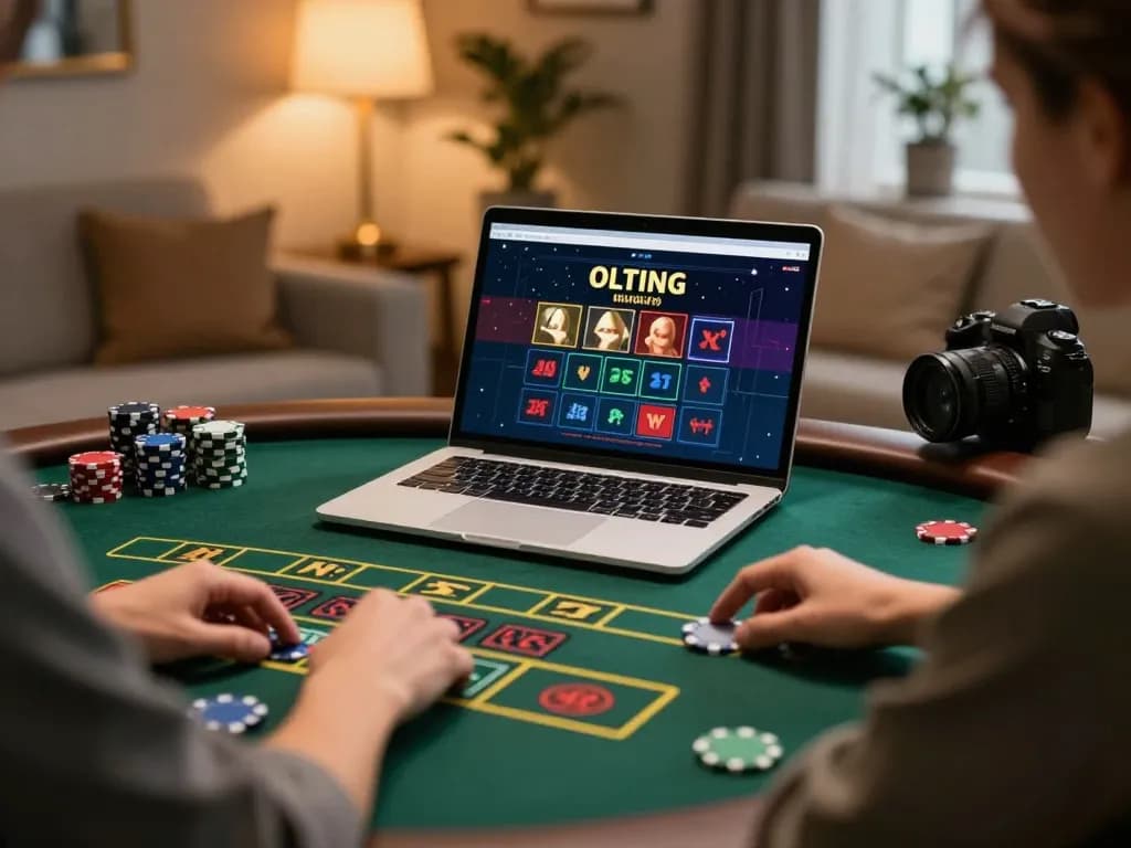 Experience online gaming thrills with llwin3 at home, engaging in strategic betting.
