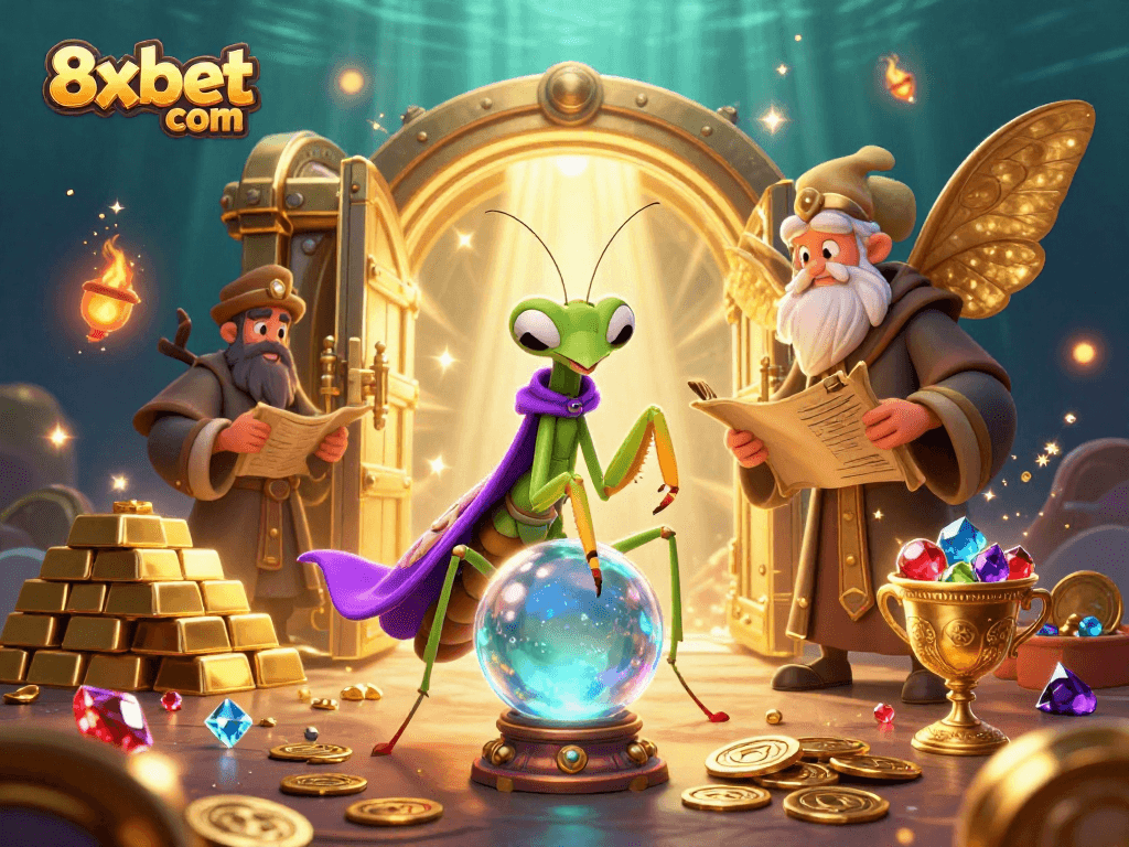 Bet on 8xbet com and uncover secrets with the mystical fortune teller and golden treasures.