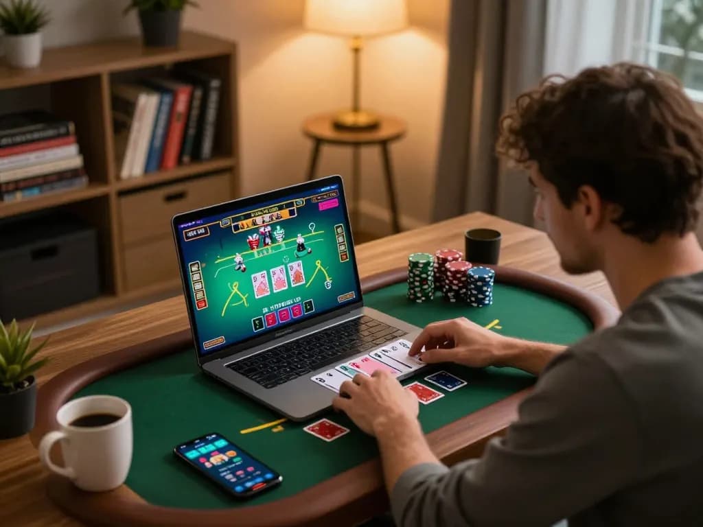 Engaging in live dealer blackjack online at home with nohu strategy notes visible