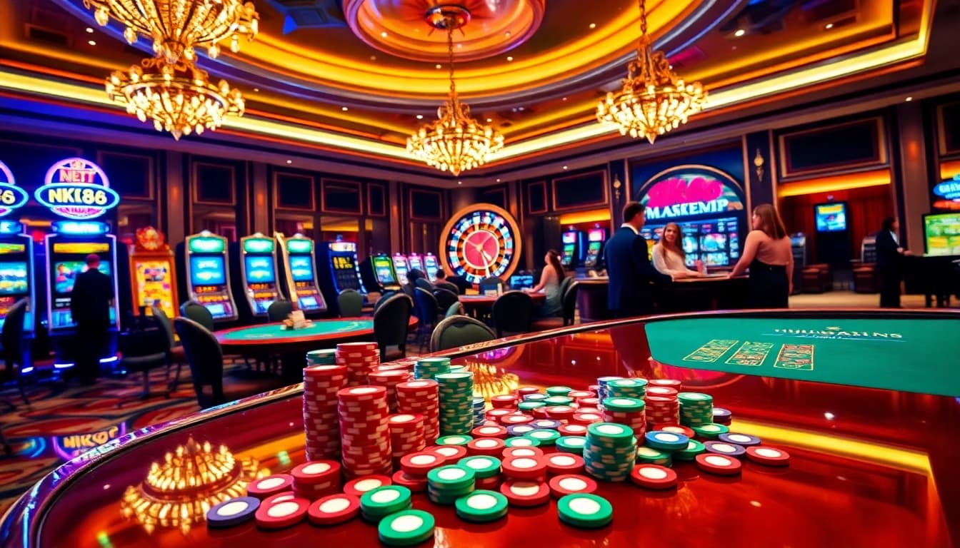 Experience the thrill of NK88 gaming with vibrant tables and exciting casino action.