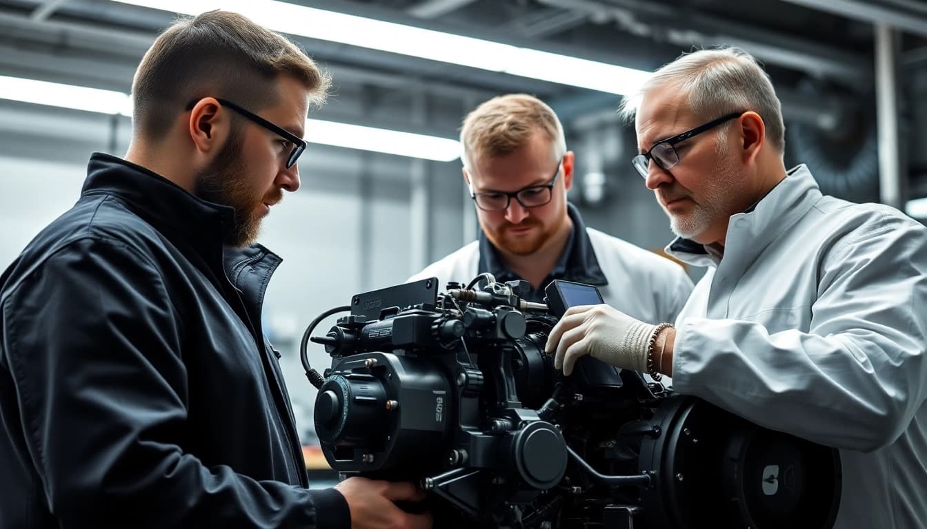 Bei der Funktionsprüfung wird die Funktionstüchtigkeit technischer Geräte sorgfältig getestet.
