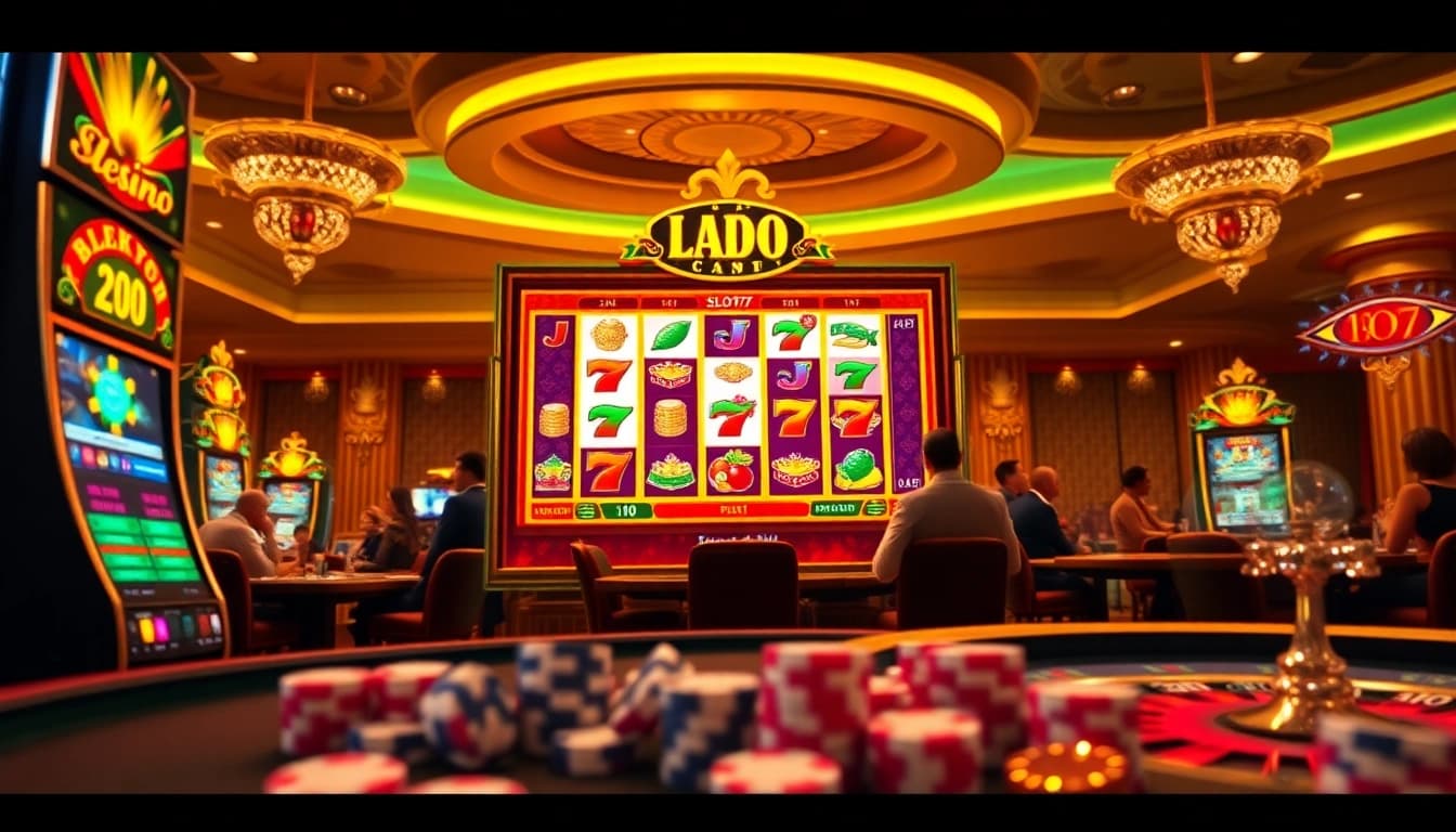 Spin the Slot777 machine and win exciting prizes with vibrant reels and casino ambiance.
