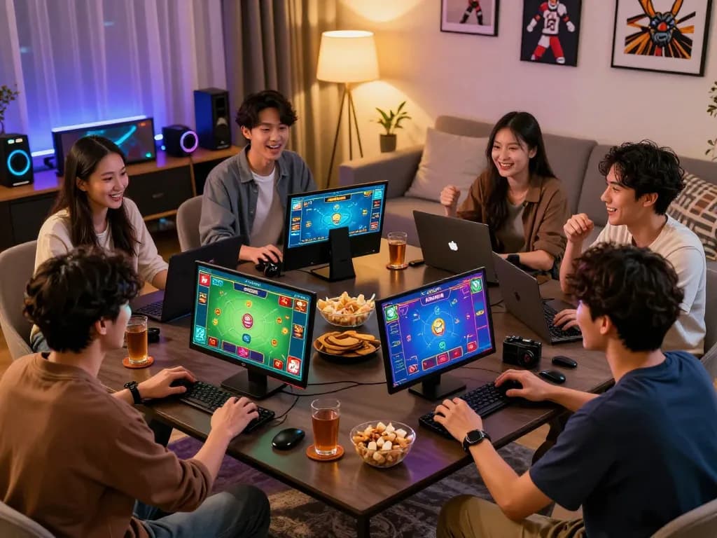 Online gaming experience at https://tr88.army/ with friends enjoying immersive betting sessions and exciting game visuals.