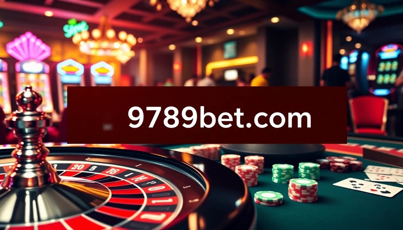 Experience the excitement of online gambling at 9789bet.com with vibrant casino visuals and engaging gameplay.