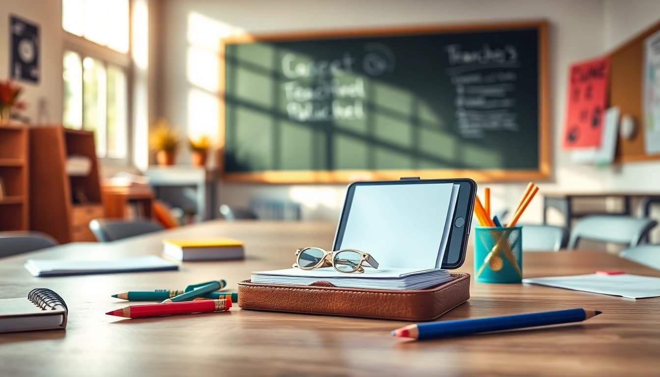 Schützen Sie Ihr Handy mit der Handytasche Lehrer, die perfekt für den Schulalltag ist.