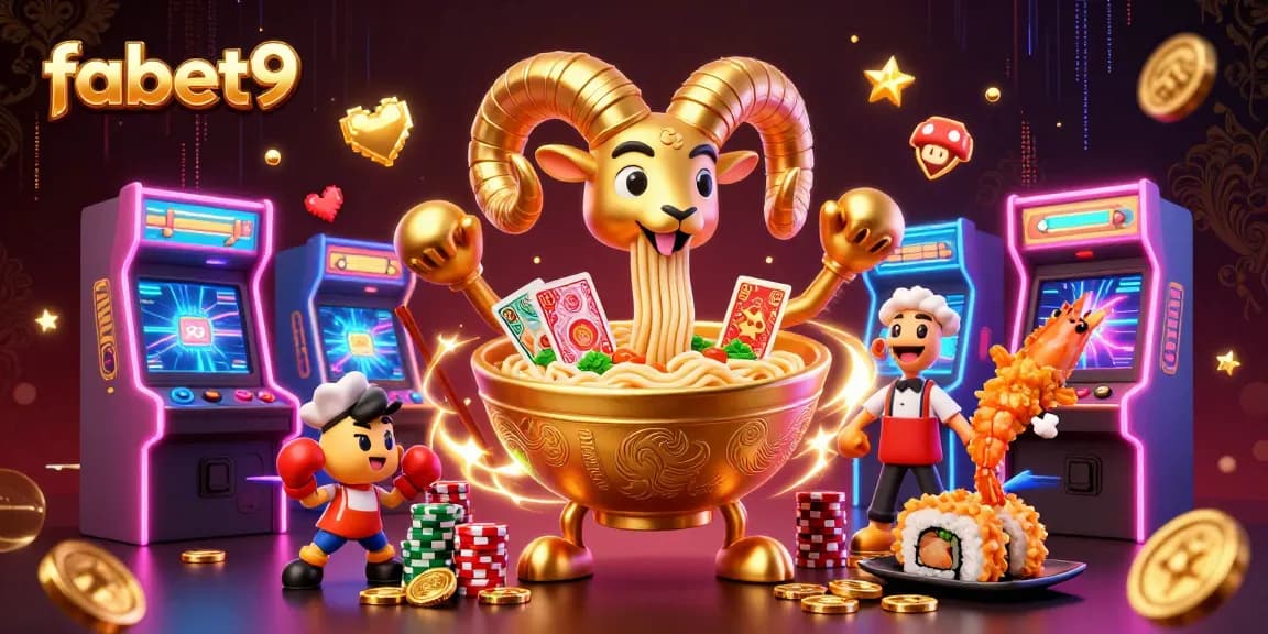 Experience liquidity in games with fabet9's lively casino scene featuring vibrant 3D characters.