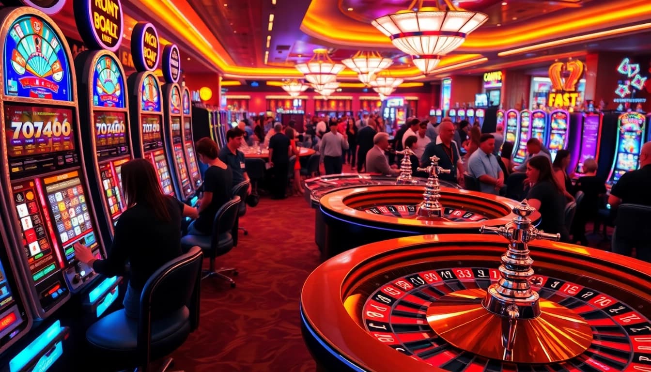 Erlebe die Spannung mit energiecasino an bunten Spielautomaten und Roulette.