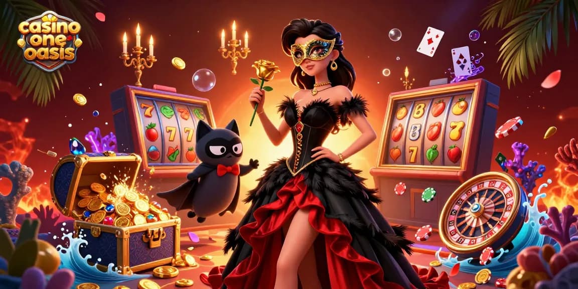 Engage with casino ohne oasis through vibrant slot symbols, golden roses, and dynamic gaming elements.