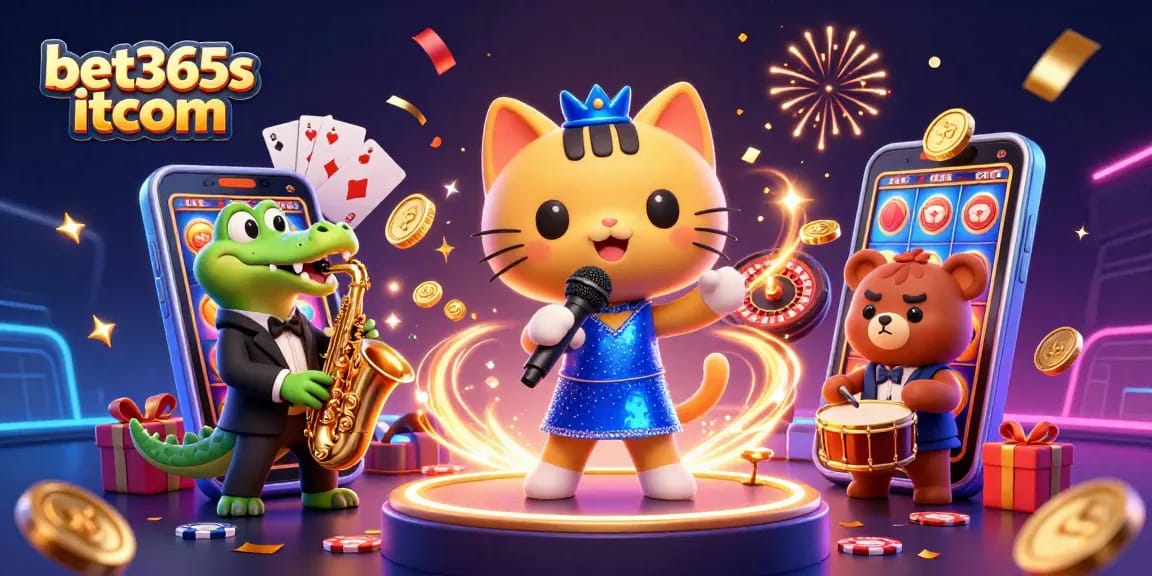 Experience the excitement of bet365s itcom with vibrant casino characters in a lively scene.