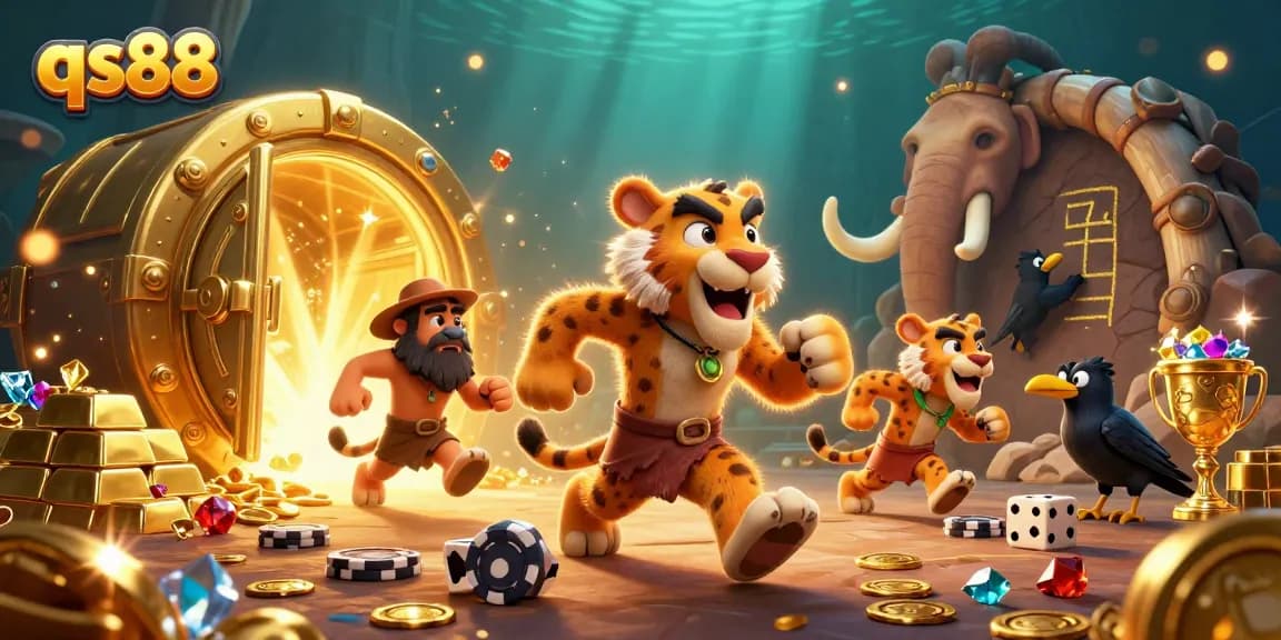 Experience thrilling wins at qs88 with lively 3D caveman casino action and treasure-filled excitement.