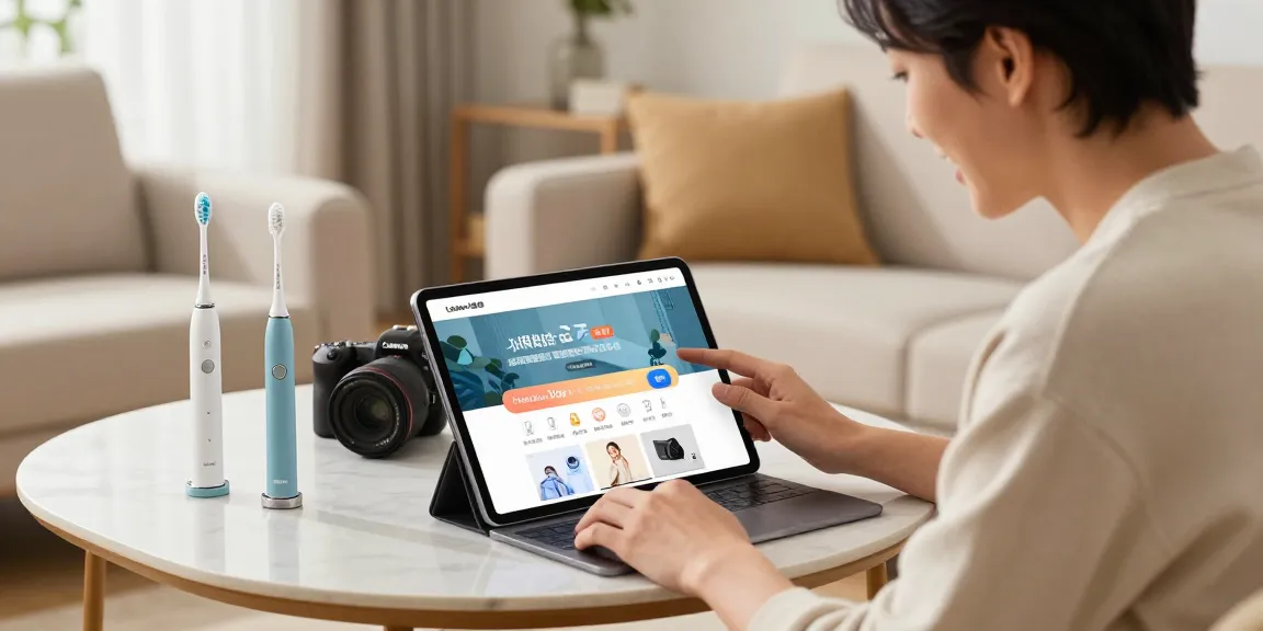 Laifen Produkte in Aktion während des Prime Day Sales, Kunden mit der Laifen Wave Pro Zahnbürste und Haartrockner