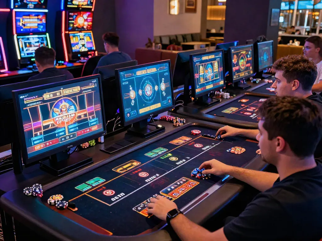 Engaging online casino gameplay featuring players at https://xo88.games/ with interactive slots and live dealer tables.