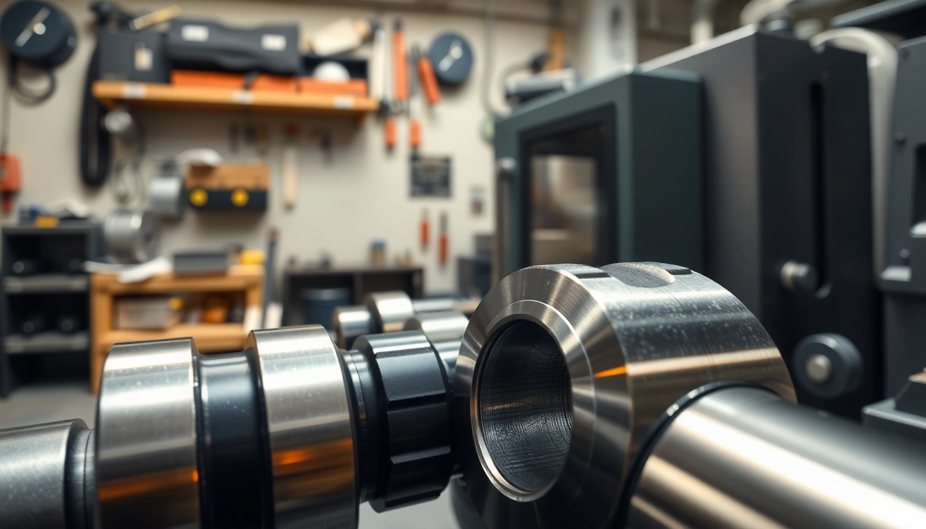 CNC drehteile in präziser Fertigung - metallische Details und hochwertige Verarbeitung