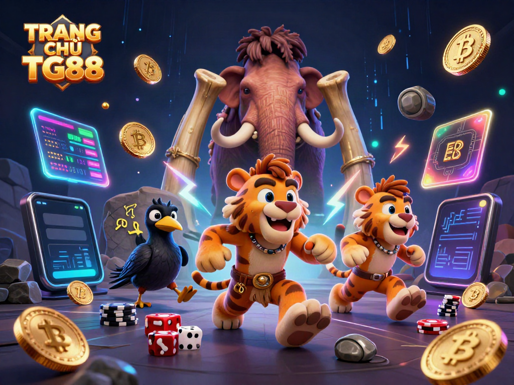 Engage in thrilling gameplay at TRANG CHỦ TG88, where fun meets prehistoric-themed excitement!