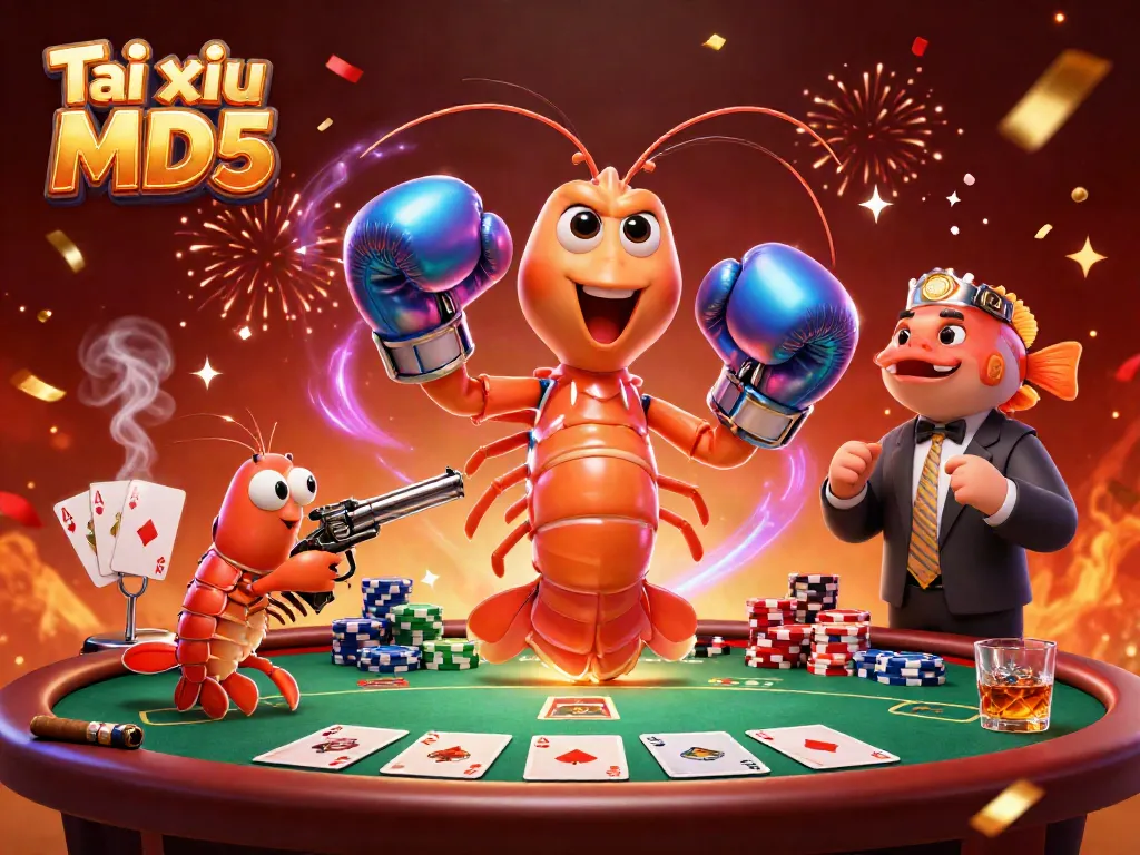 Experience thrilling gameplay at Tài xỉu MD5 with vibrant animations and exciting chip stacks.