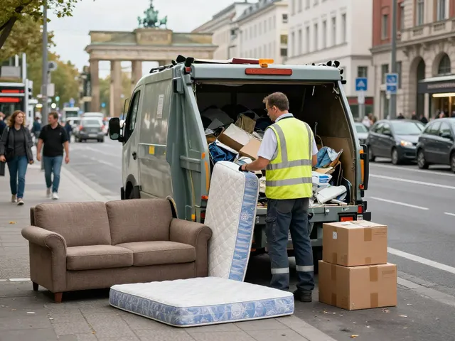 Professioneller Sperrmüll Entrümpelung Berlin Service in urbaner Umgebung.