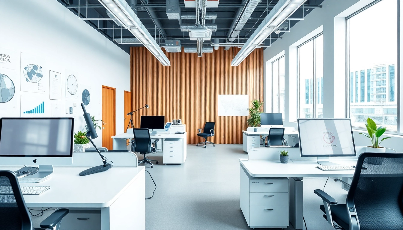 Erleben Sie moderne Bürotechnologie in Magdeburg in einem hochmodernen Arbeitsumfeld.