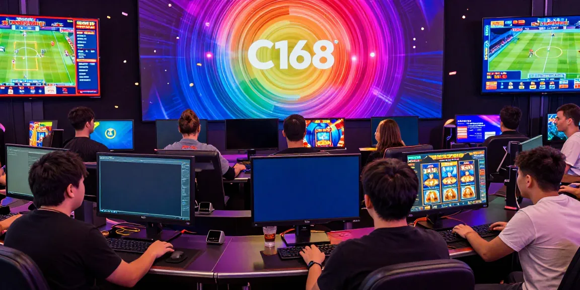 C168 online gaming platform scene showcasing excitement and community engagement.