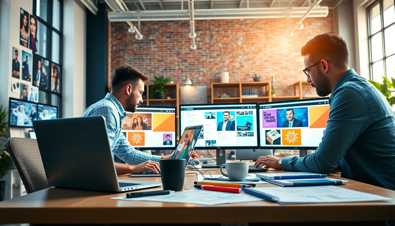 Website erstellen lassen - Kreative Zusammenarbeit in einer modernen Webdesign-Agentur.
