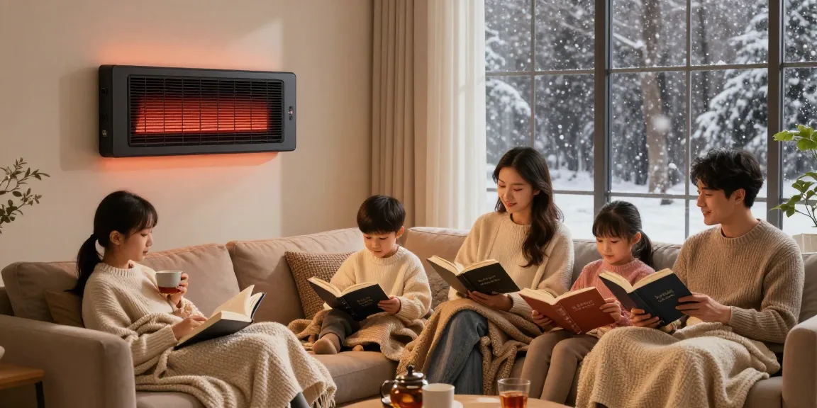 Effiziente Infrarotheizlösung für die Wohnzimmeratmosphäre mit Wärme und Komfort.