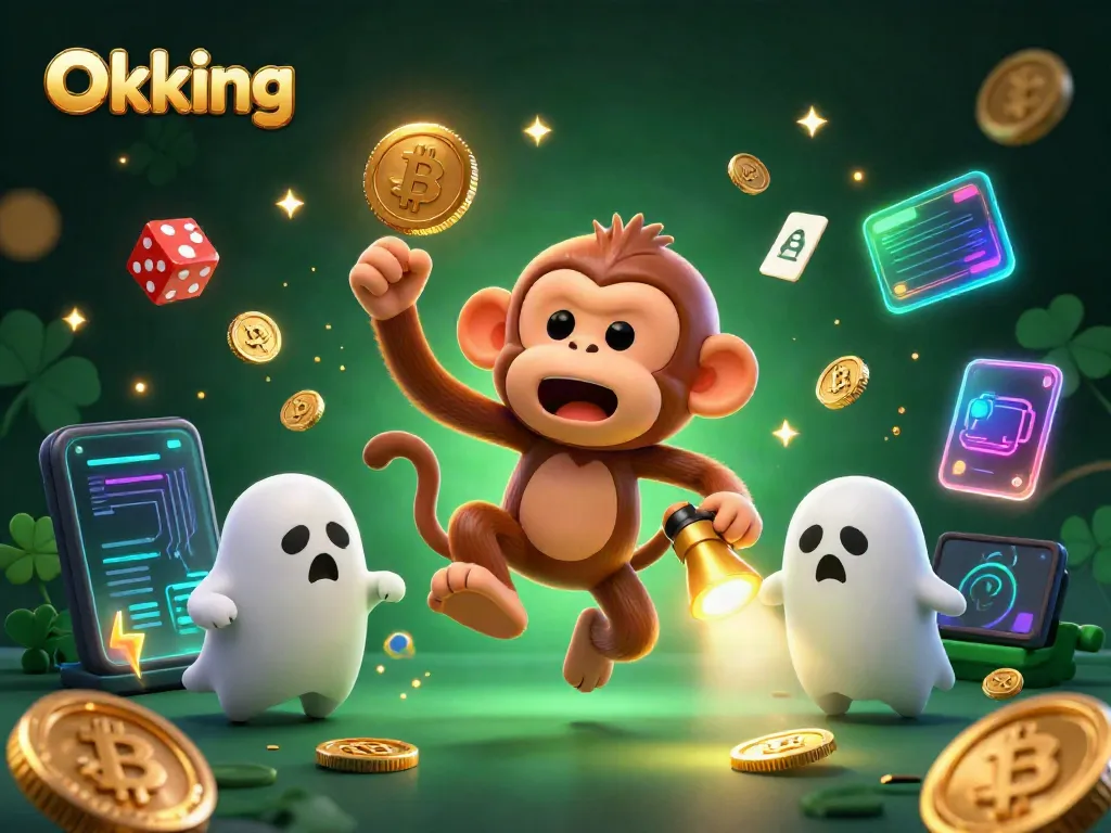Experience thrilling moments with Okking in a vibrant casino scene filled with excitement and rewards.