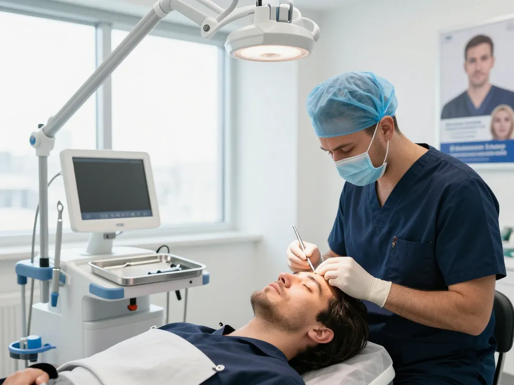 Haartransplantation Istanbul Verfahren in der Smile Hair Clinic mit einem erfahrenen Chirurgen und moderner Technologie.