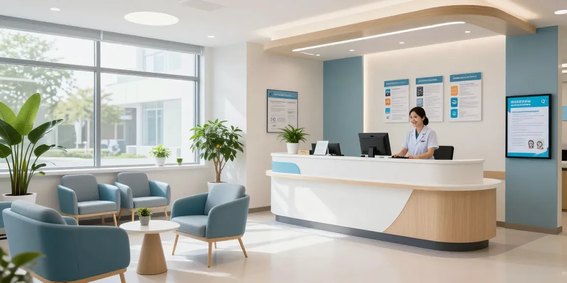Akra Labs Shop für medizinische Dienstleistungen und Patientenversorgung in einem modernen Gesundheitszentrum.