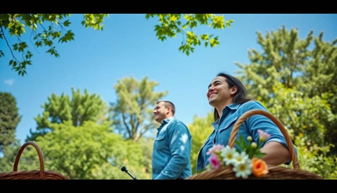 Dating fotograf für tinder bilder: Ein professioneller Fotograf fängt glückliches Paar im Freien ein.