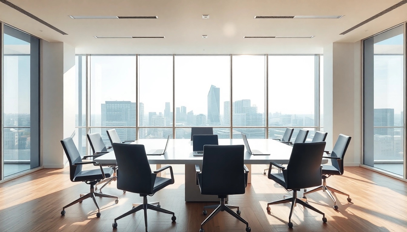 Headhunter Frankfurt in einem modernen Büro mit eleganter Ausstattung.