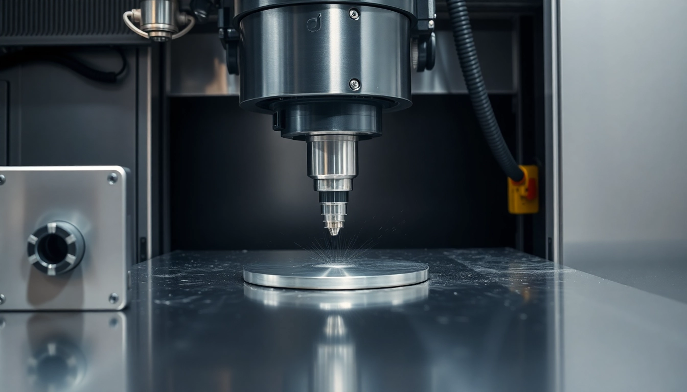 Felgen CNC Drehen München: Hochpräzise CNC-Maschine bearbeitet glänzende Aluminiumfelgen.