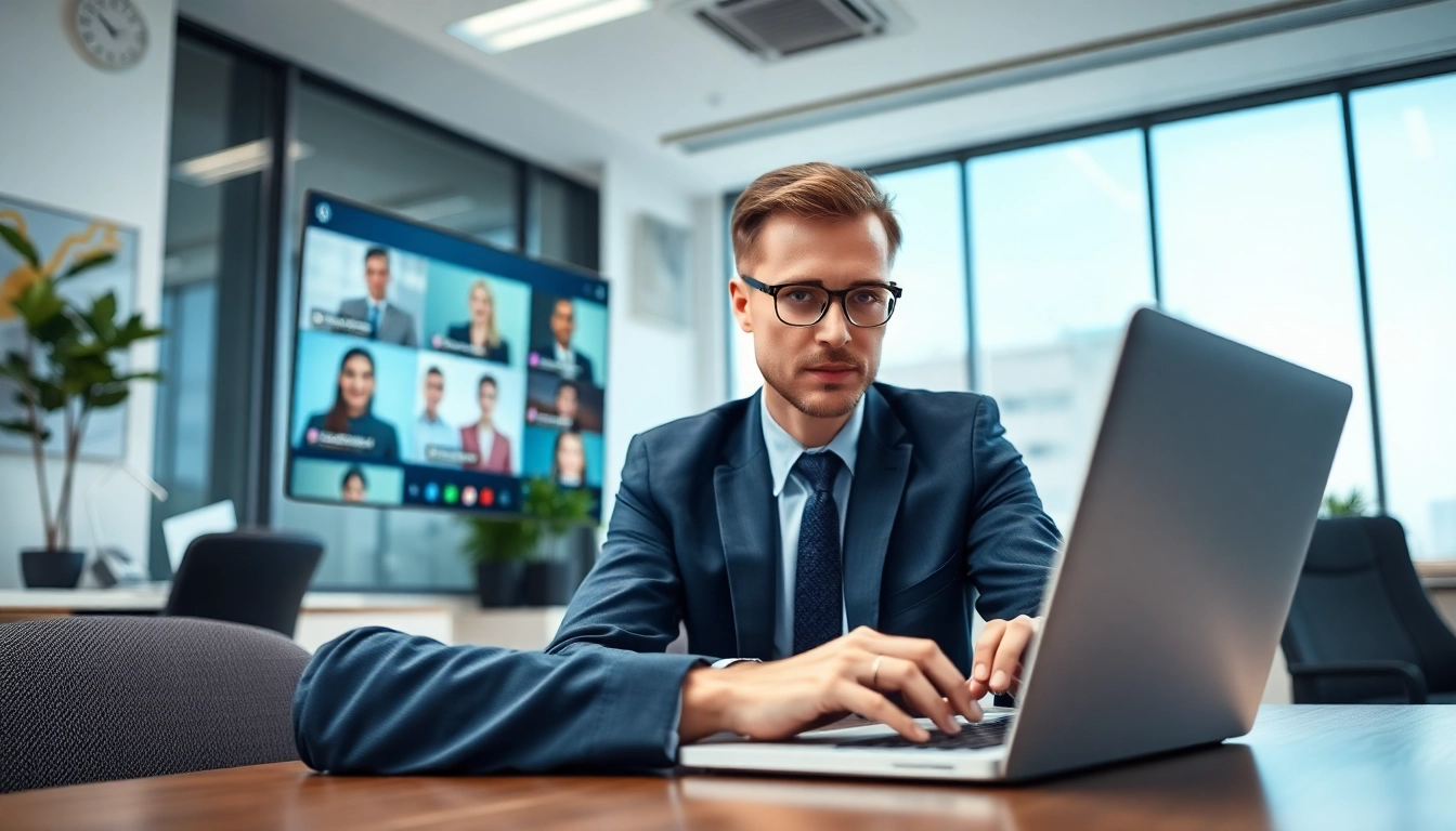 Headhunter Schweiz analysiert Bewerberprofile während eines Videointerviews