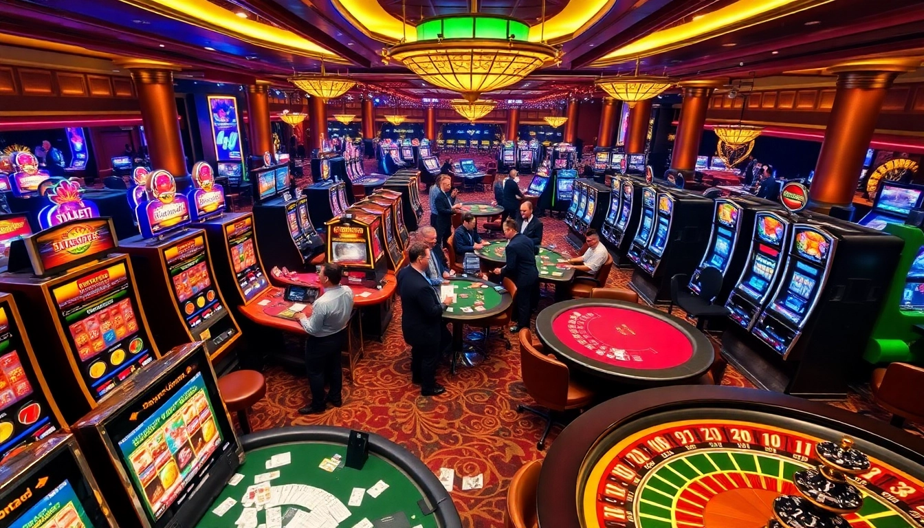 Experience the excitement of slot365 at a vibrant casino with thrilling slot machines.