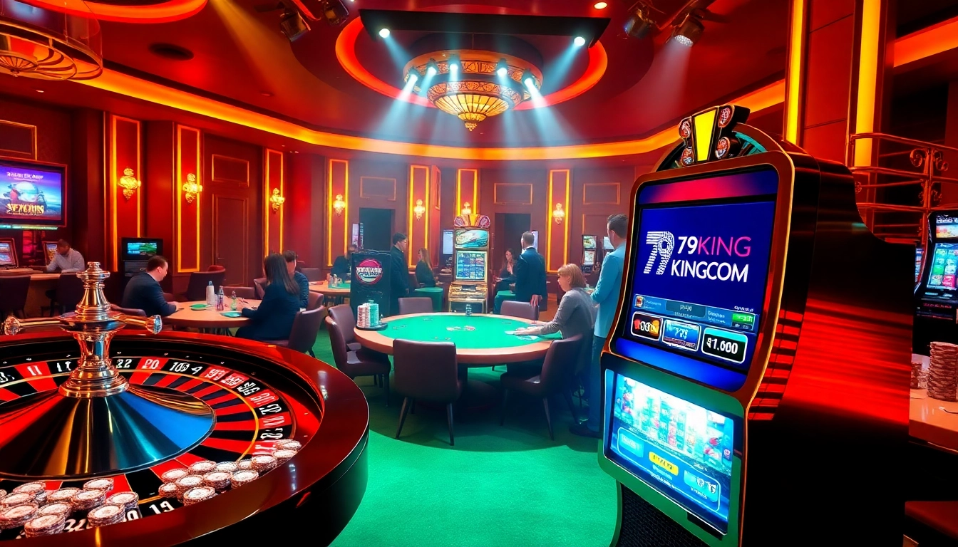 Experience the excitement of gambling at 79KING COM with dynamic casino visuals and thrilling gameplay.