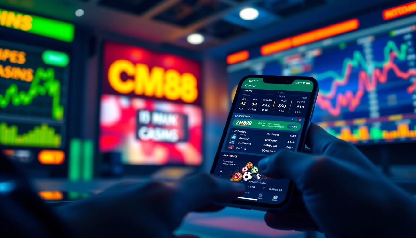 Experience CM88's vibrant online betting platform with user-friendly interface and real-time statistics.
