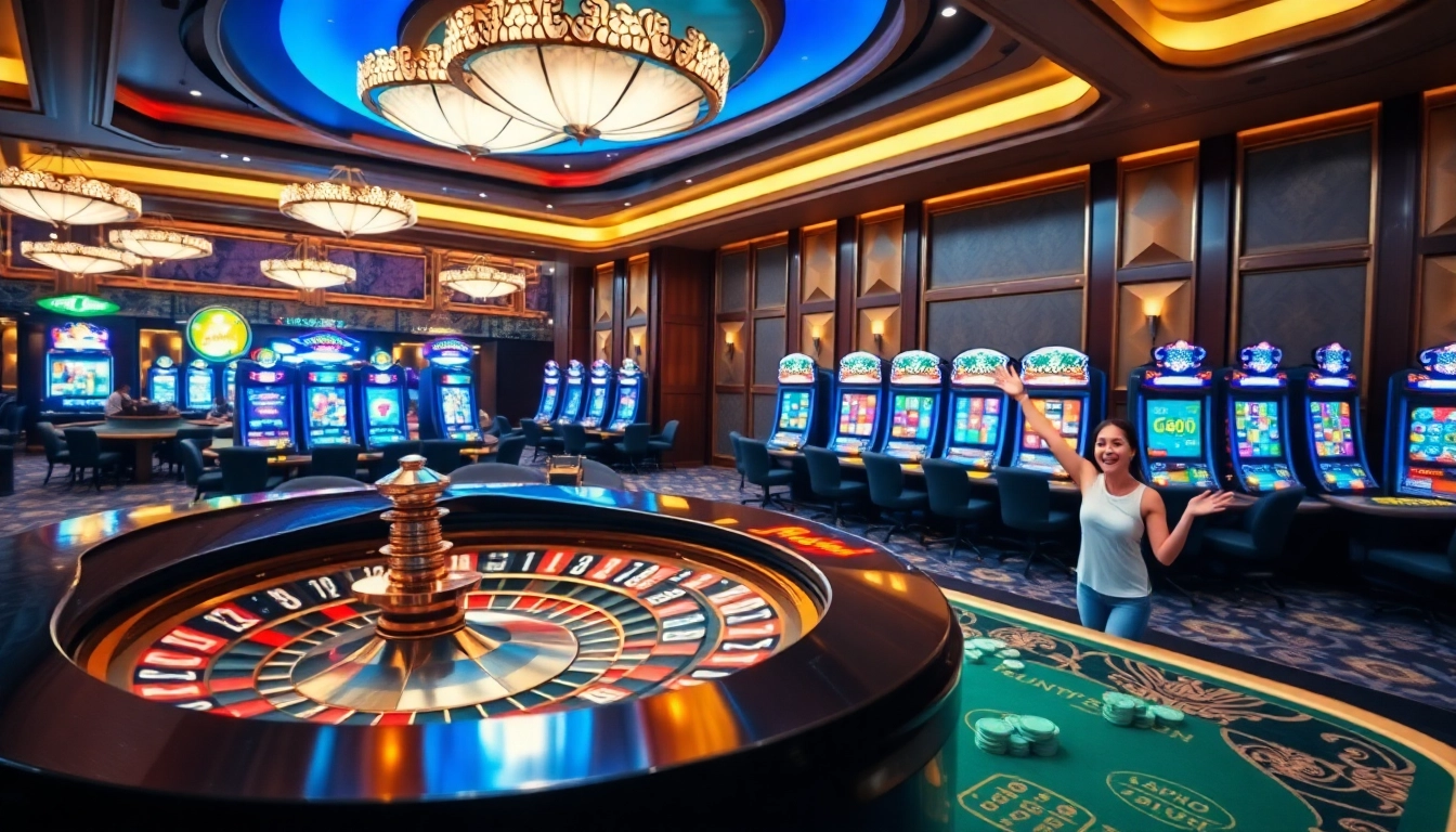Experience thrilling casino excitement at https://gk88.toys/ with vibrant slot machines and spinning roulette.